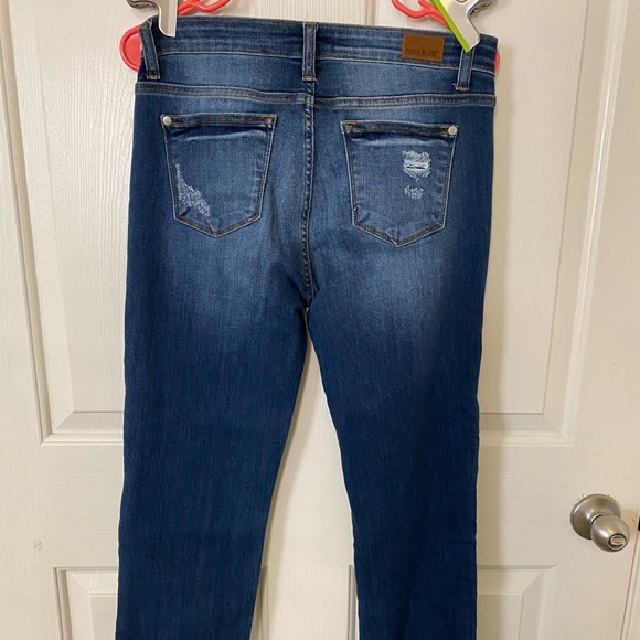 Judy Blue Elliana Straight Cuffed Jean 